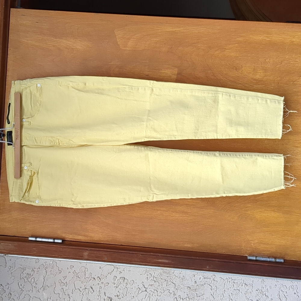 Banana Republic Jeans yellow high waisted denim 12